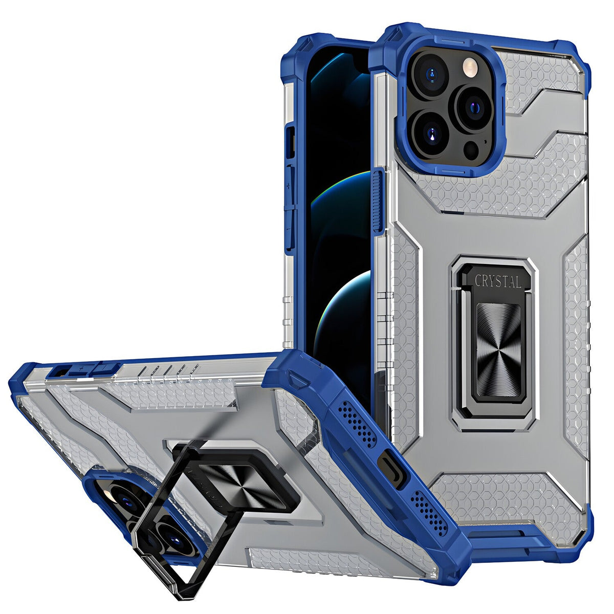 Futrola Crystal Ring Case za Apple iPhone 13 Pro Max - Plava