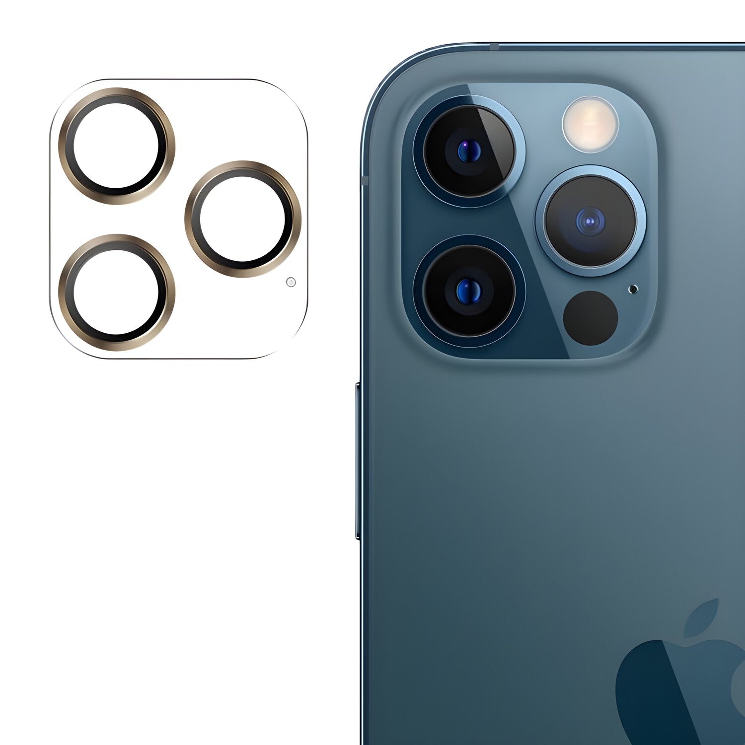 Zaštitno staklo za kameru Joyroom za Apple iPhone 12 Pro Max - Zlatna KP14026