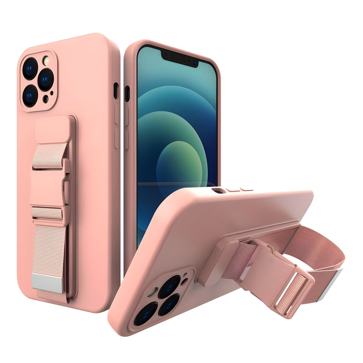 Futrola Rope Case za Xiaomi Redmi Note 9/Redmi 10X 4G - Roza