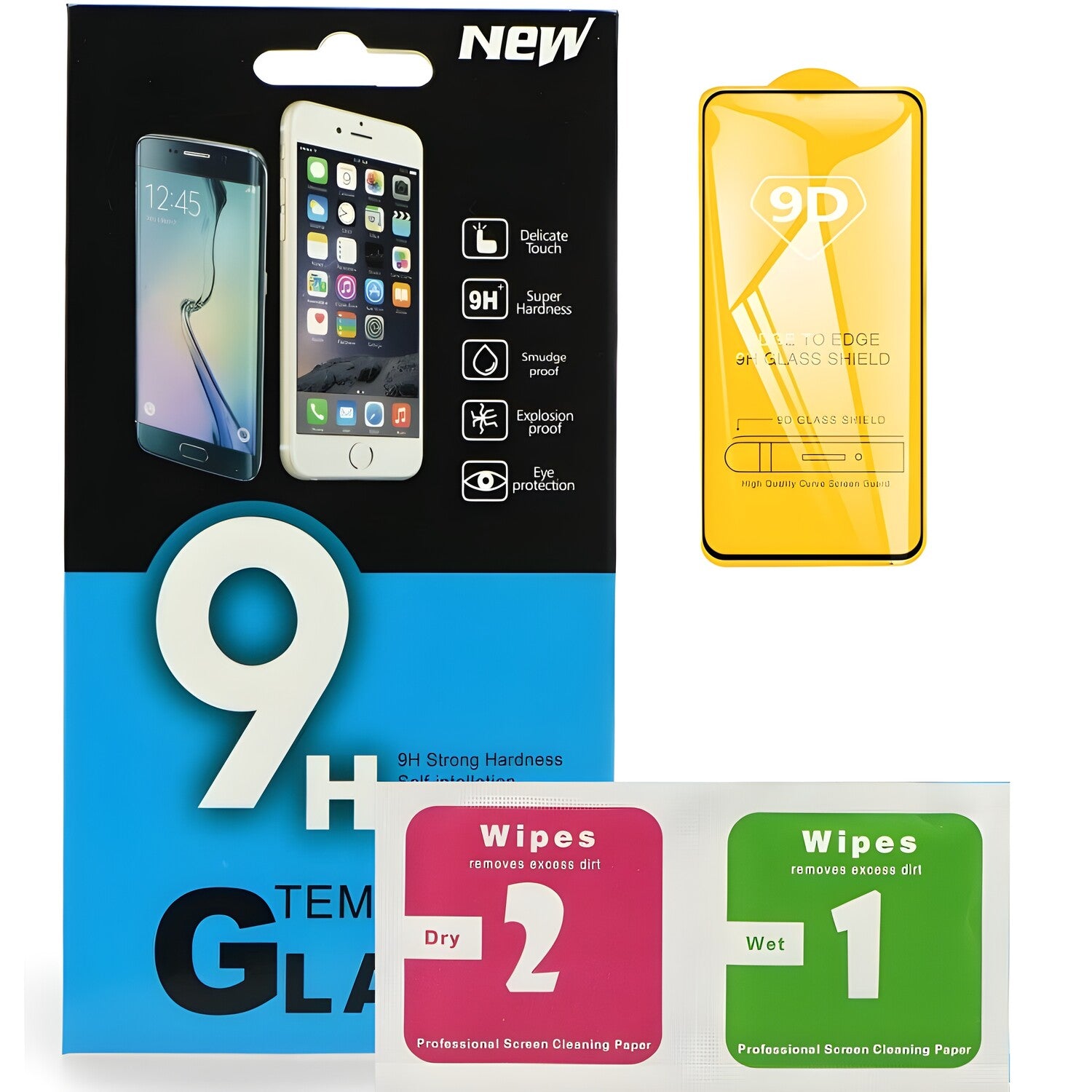 9D zaštitno staklo Fenix za Xiaomi Redmi 8A Pro - Crna KP16263