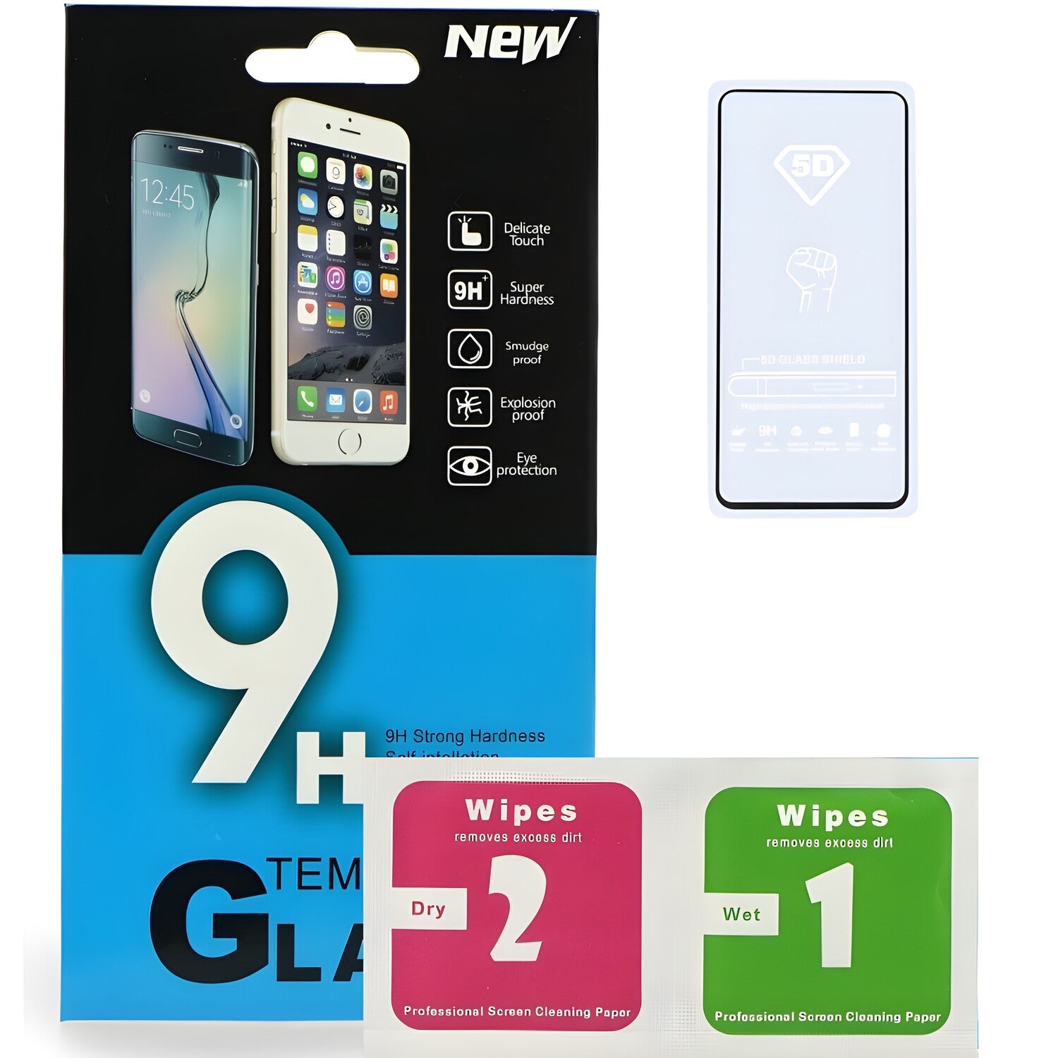 5D zaštitno staklo Fenix za LG K41S - Crna KP16433
