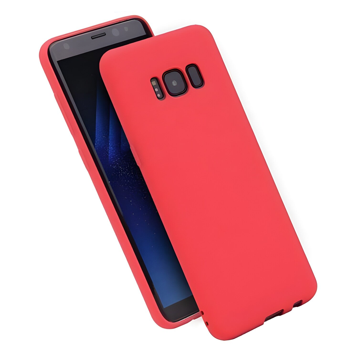Beline silikonska futrola za Samsung Galaxy M22 - Crvena KP19494