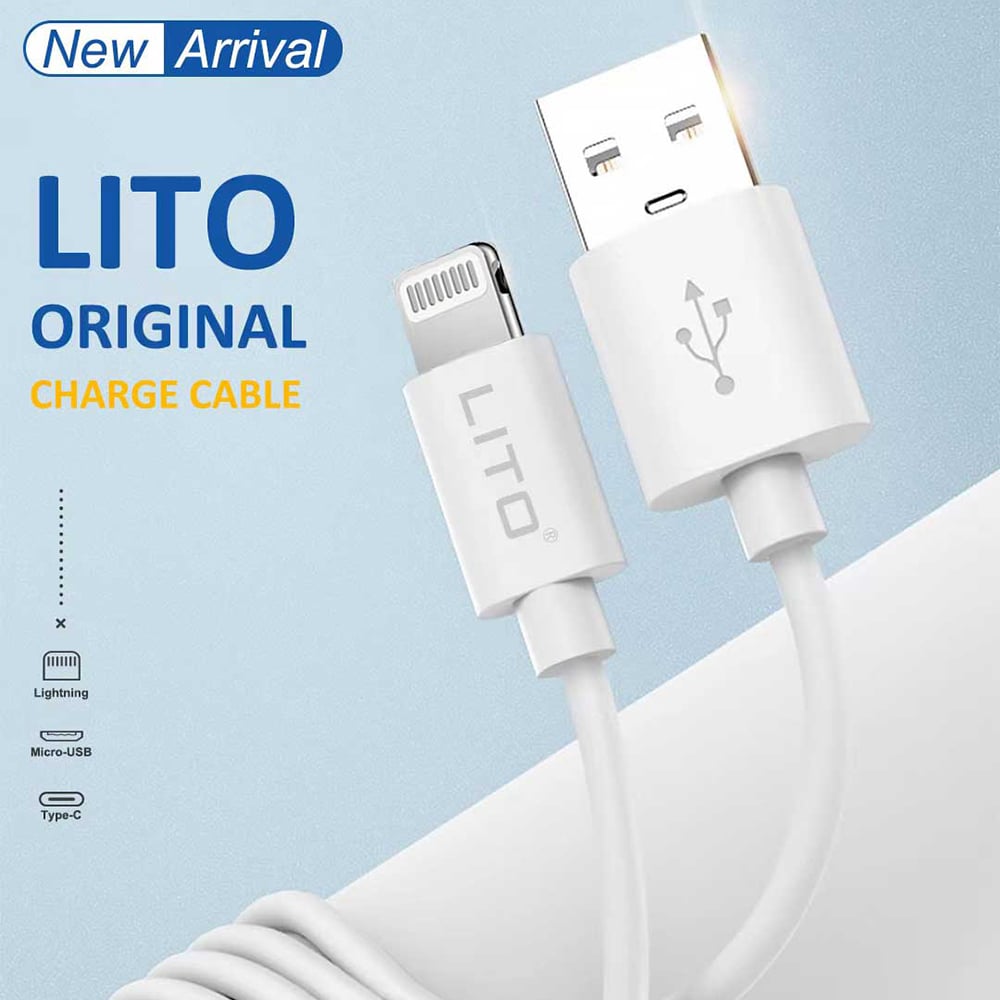 LITO - USB data kabel Lightning, 2M