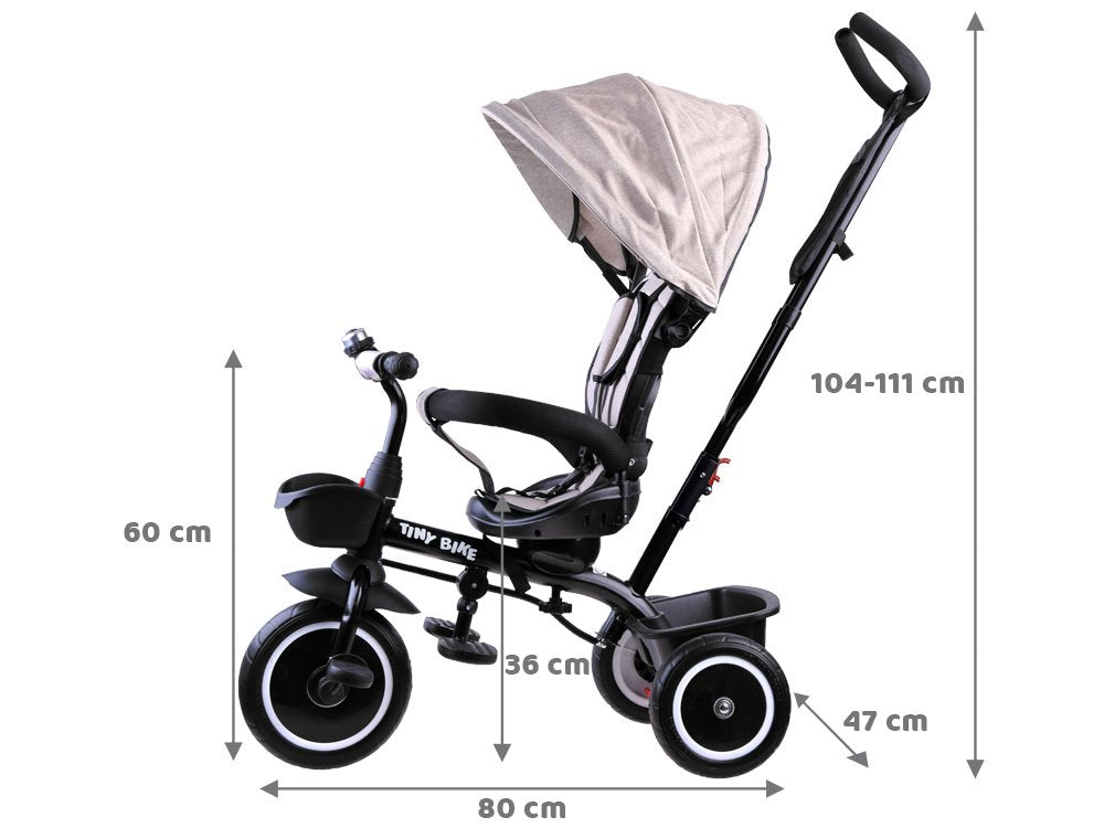 Tricikl Tiny Bike 3u1 – Beige