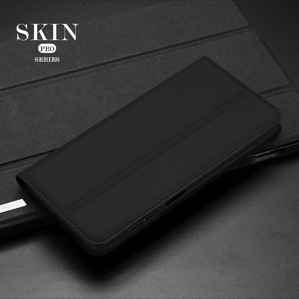 Dux Ducis – Skin Pro preklopna futrola za Motorola Moto E22 / Moto E22i - crna
