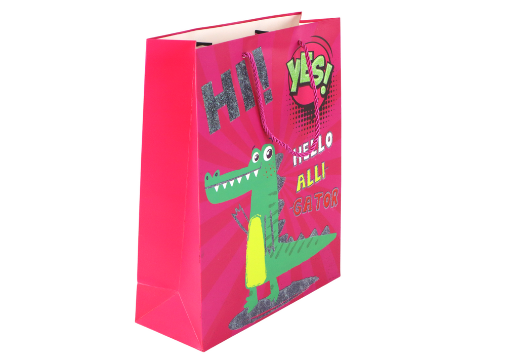 Pink Paper Gift Bag 32cm x 26cm x 10cm