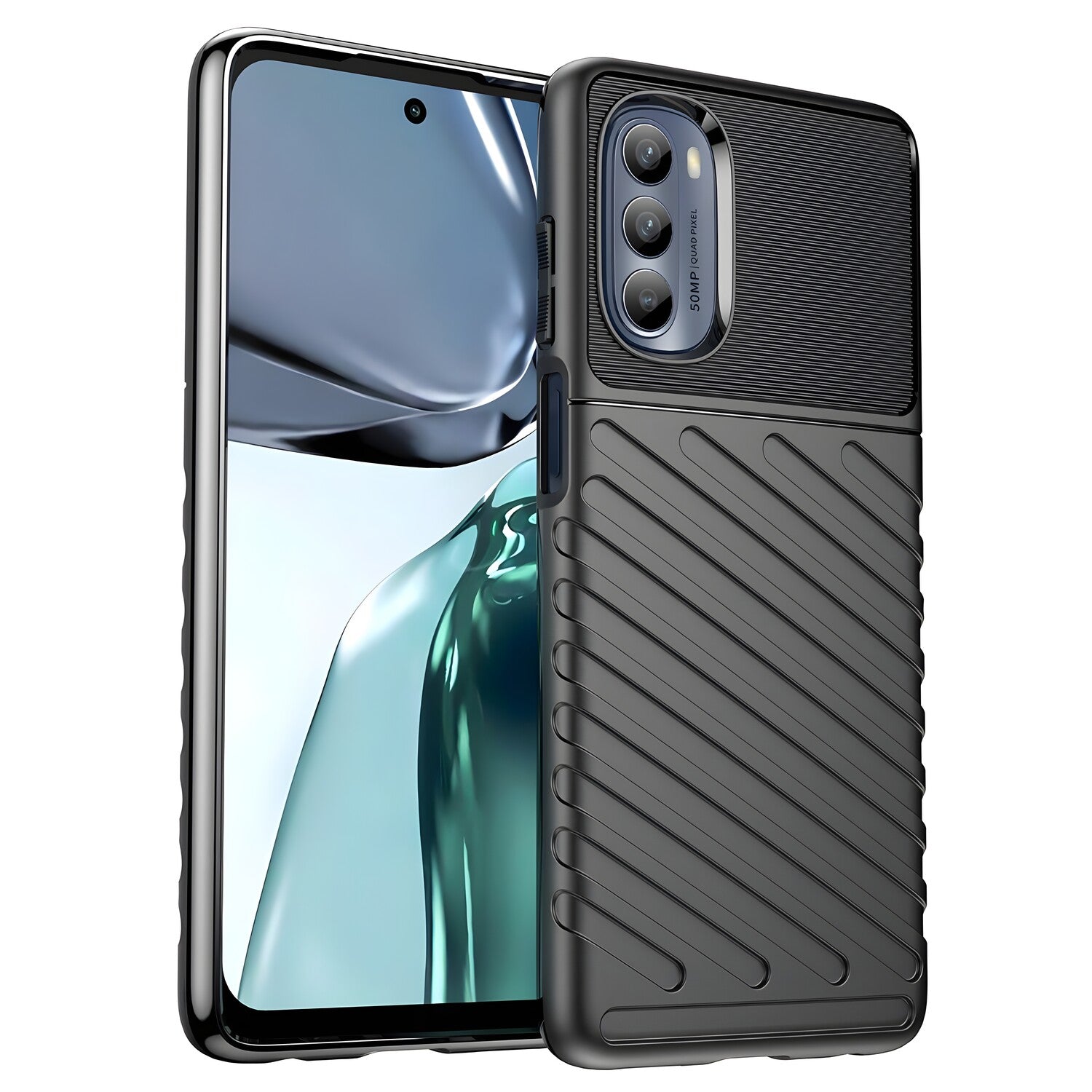 Otporna Thunder futrola za Motorola Moto G62 - Crna KP24665