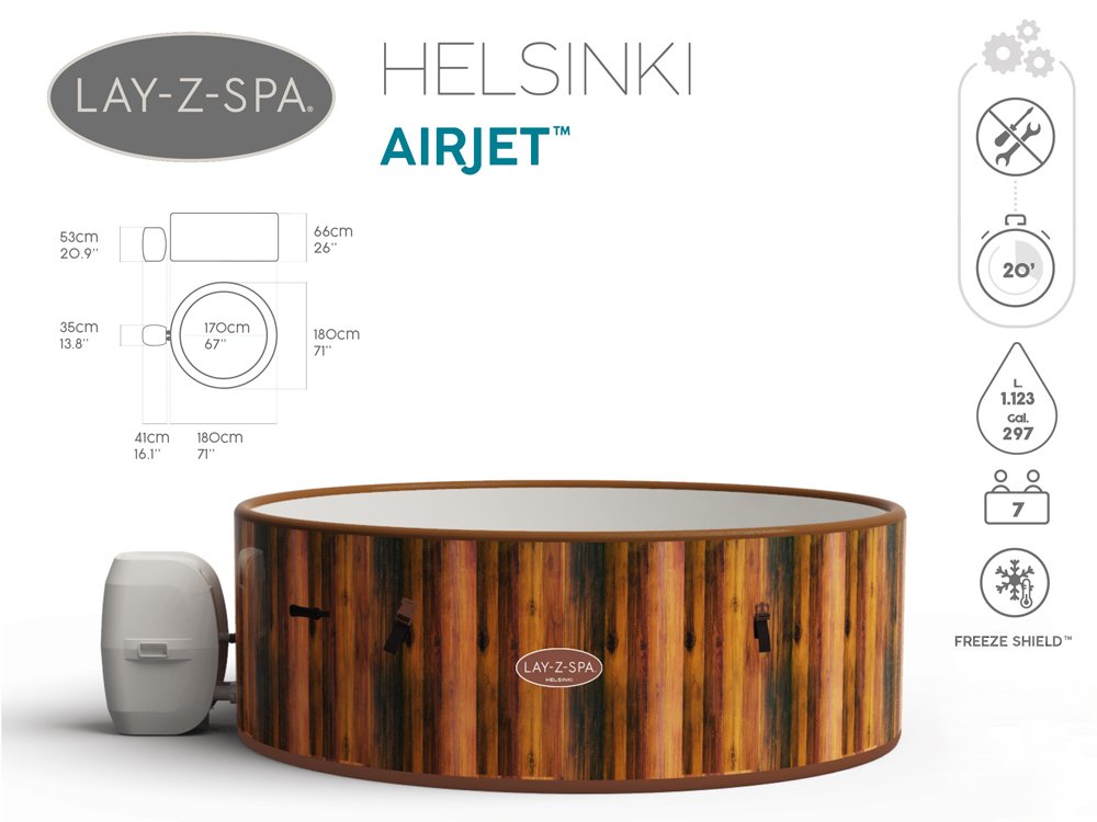 Bestway Jacuzzi Lay-Z-Spa Helsinki