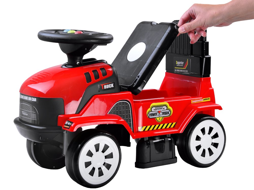 Guralica traktor s prikolicom – crveni