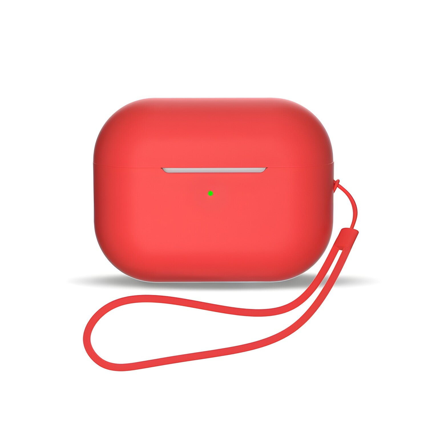 Silicone futrola za AirPods 1 / Airpods 2 + šnarka na zapešću - Crvena KP27770