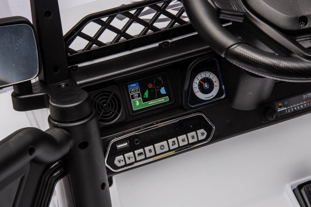 Licencirani auto na akumulator Toyota FJ White 4x4 - bijeli