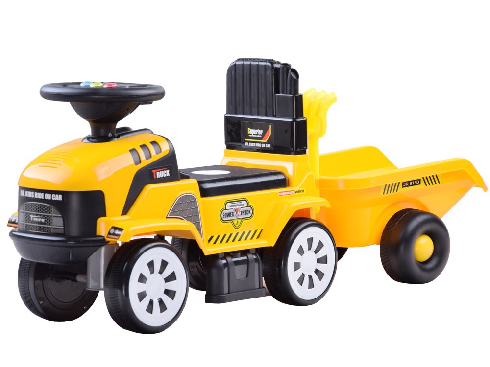 Guralica traktor s prikolicom – žuti