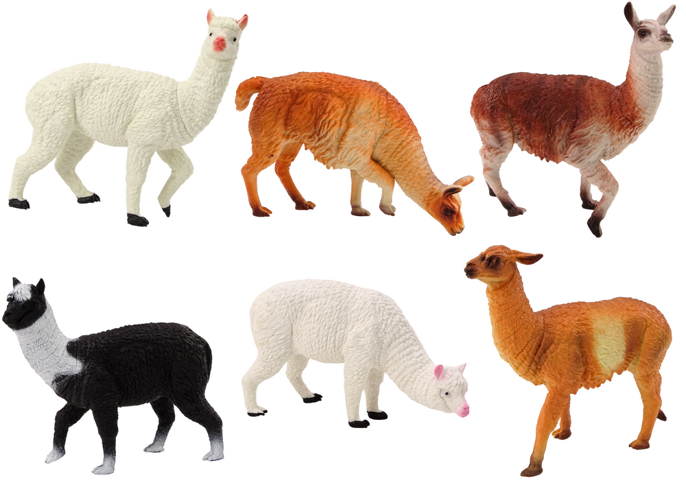 Set figurica Lama i Alpaka - 6 kom