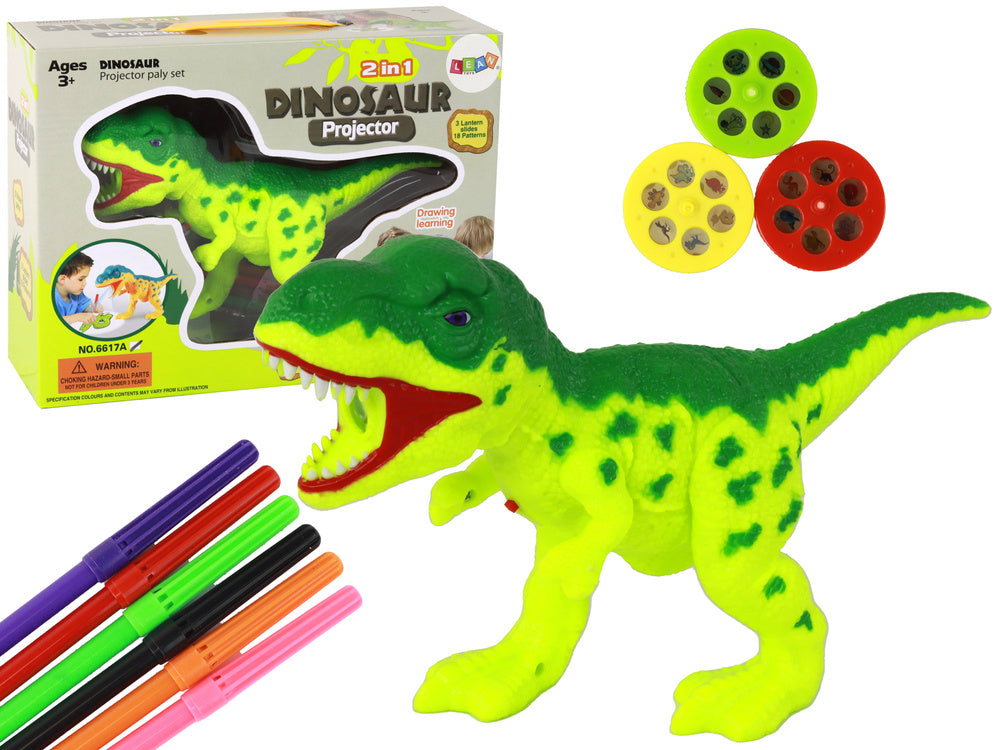 Projektor u obliku dinosaura s 3 predloška za projektor