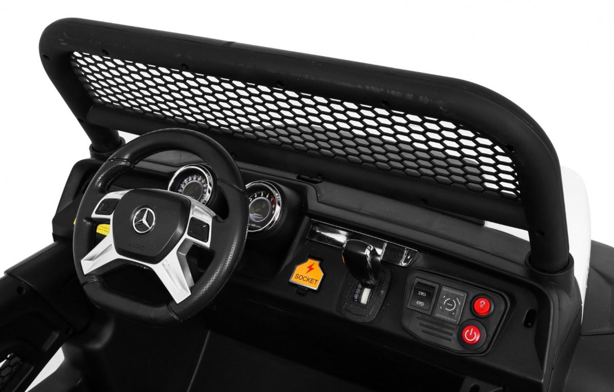 Licencirani auto na akumultor Mercedes BENZ UNIMOG - bijeli