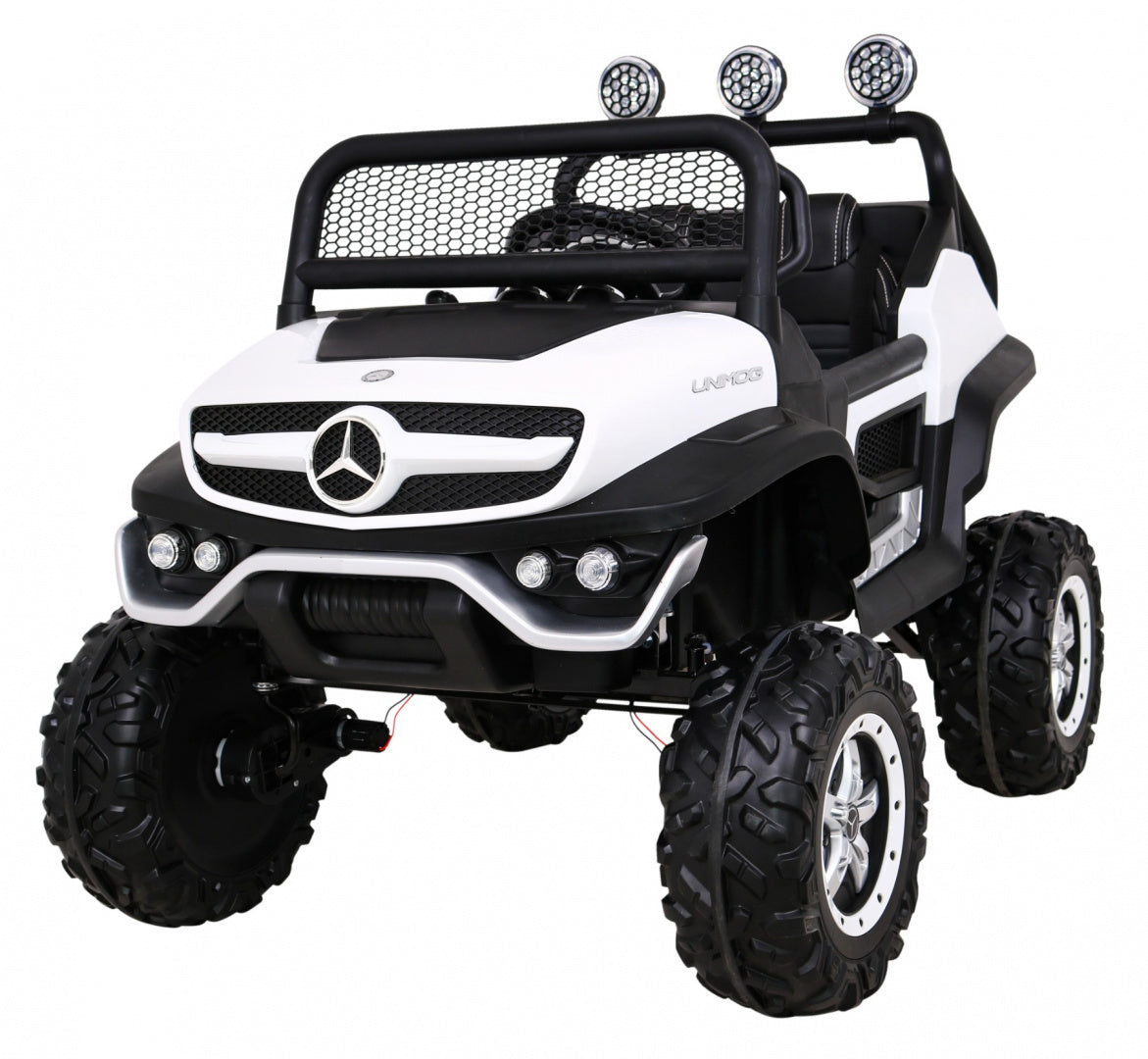 Licencirani auto na akumultor Mercedes BENZ UNIMOG S - bijeli