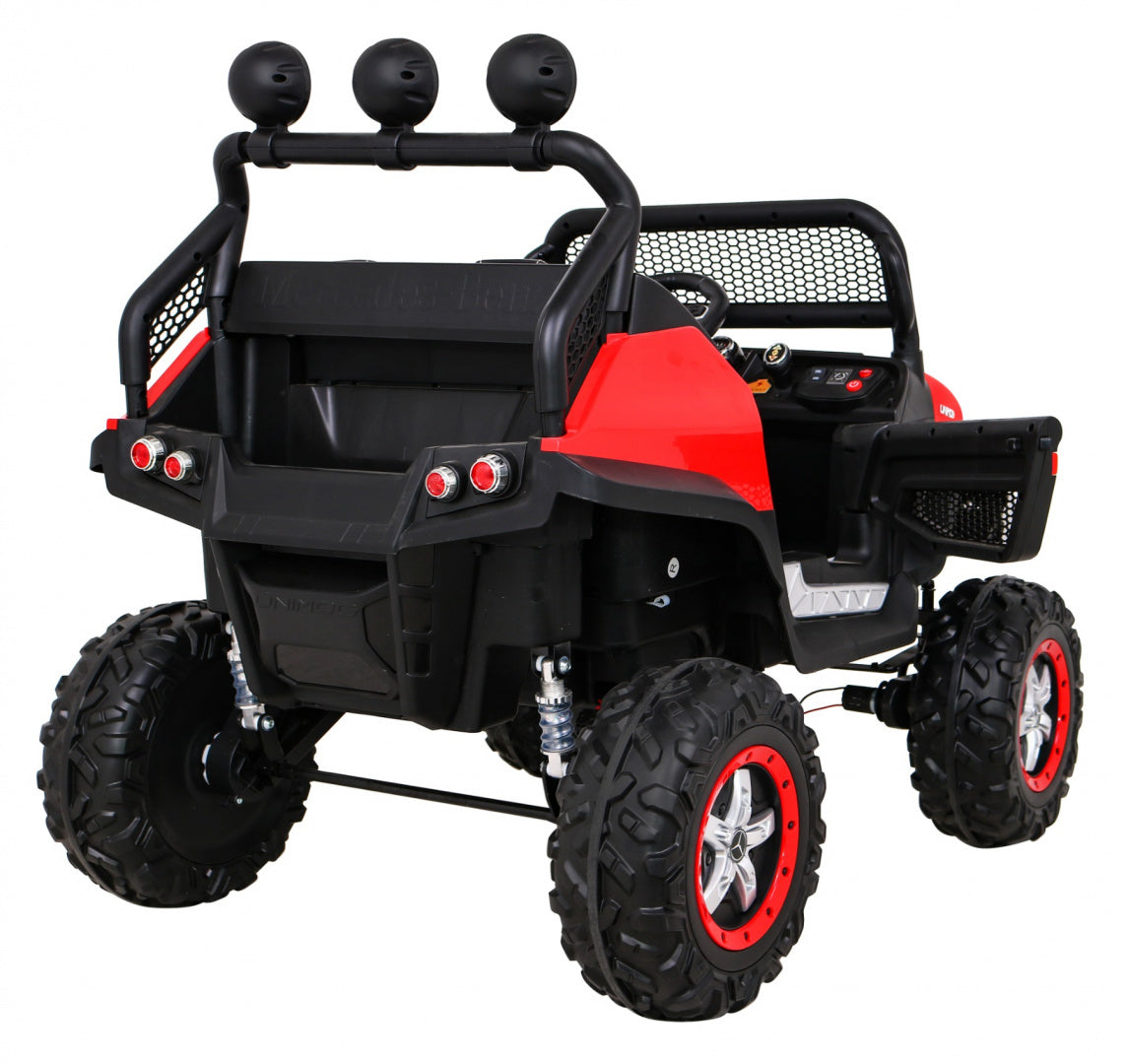Licencirani auto na akumultor Mercedes BENZ UNIMOG S- crveni