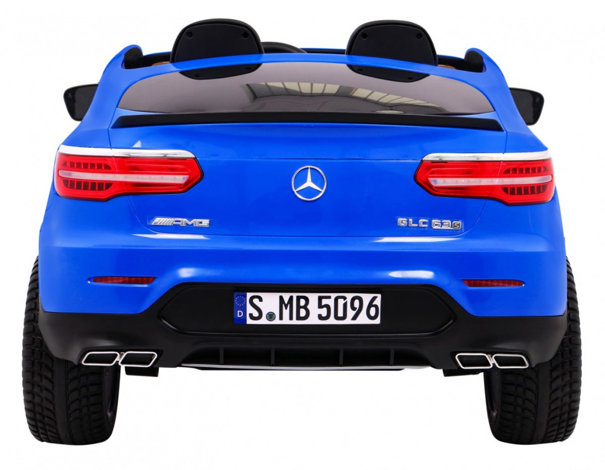 Licencirani auto na akumulator Mercedes GLC 63S - dvosjed - plavi