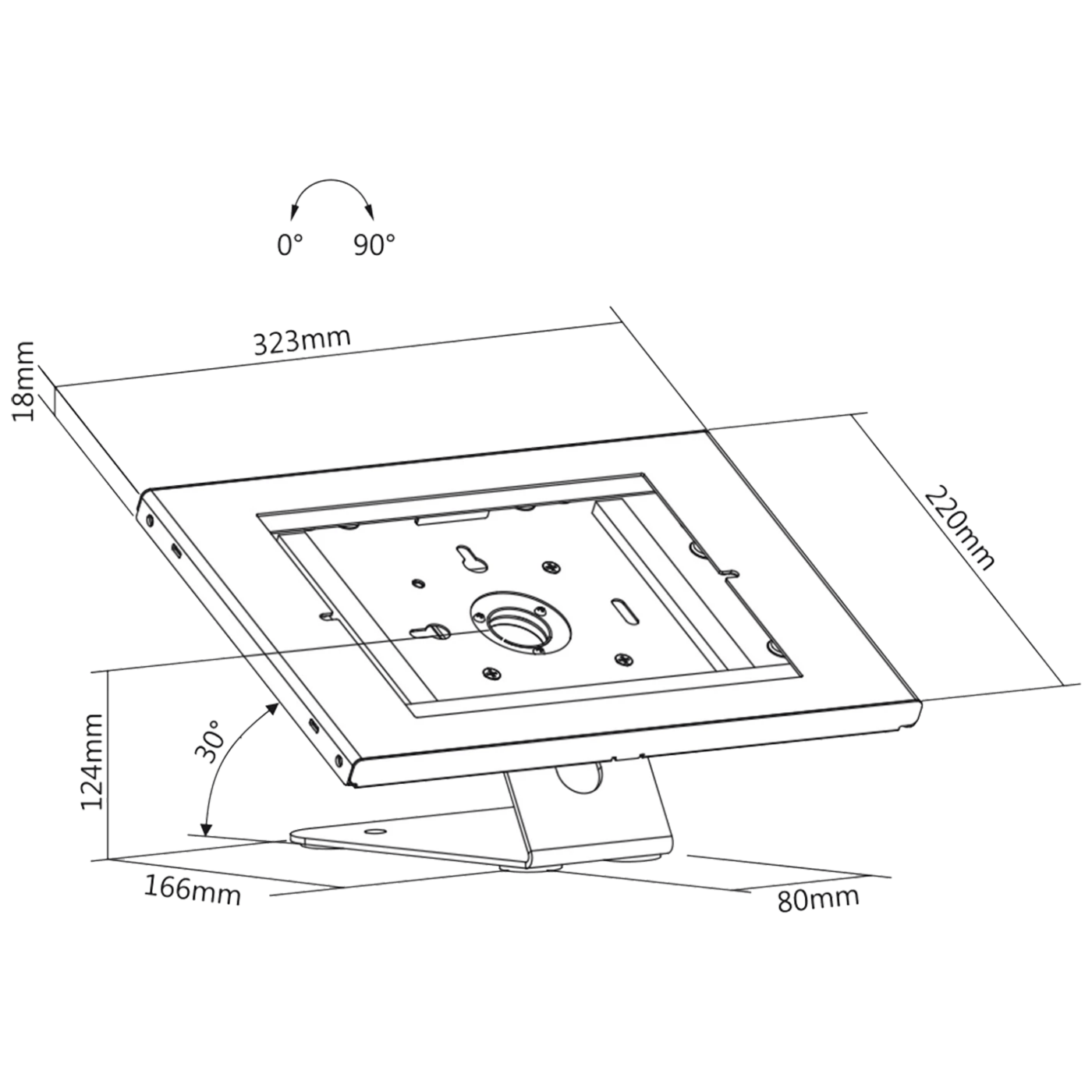 Maclean Stolni nosač za iPAD Pro, Samsung Galaxy, Tab A - MC-909W