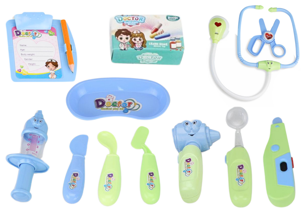 Medicinski set Little Doctor sa zvučnim i svijetlosnim efektima - plavi