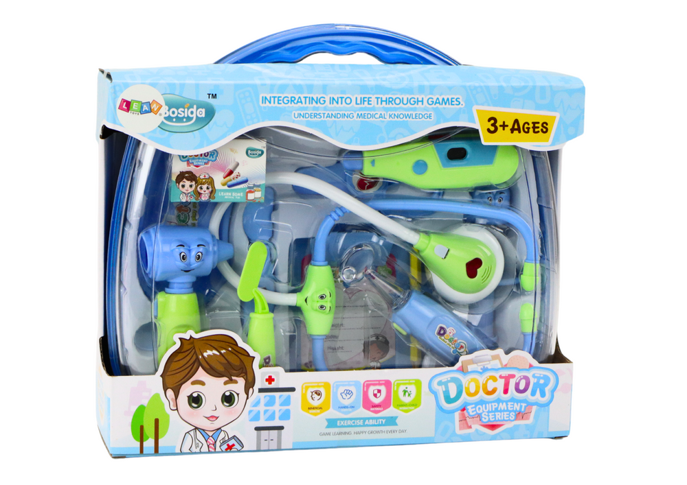 Medicinski set Little Doctor sa zvučnim i svijetlosnim efektima - plavi