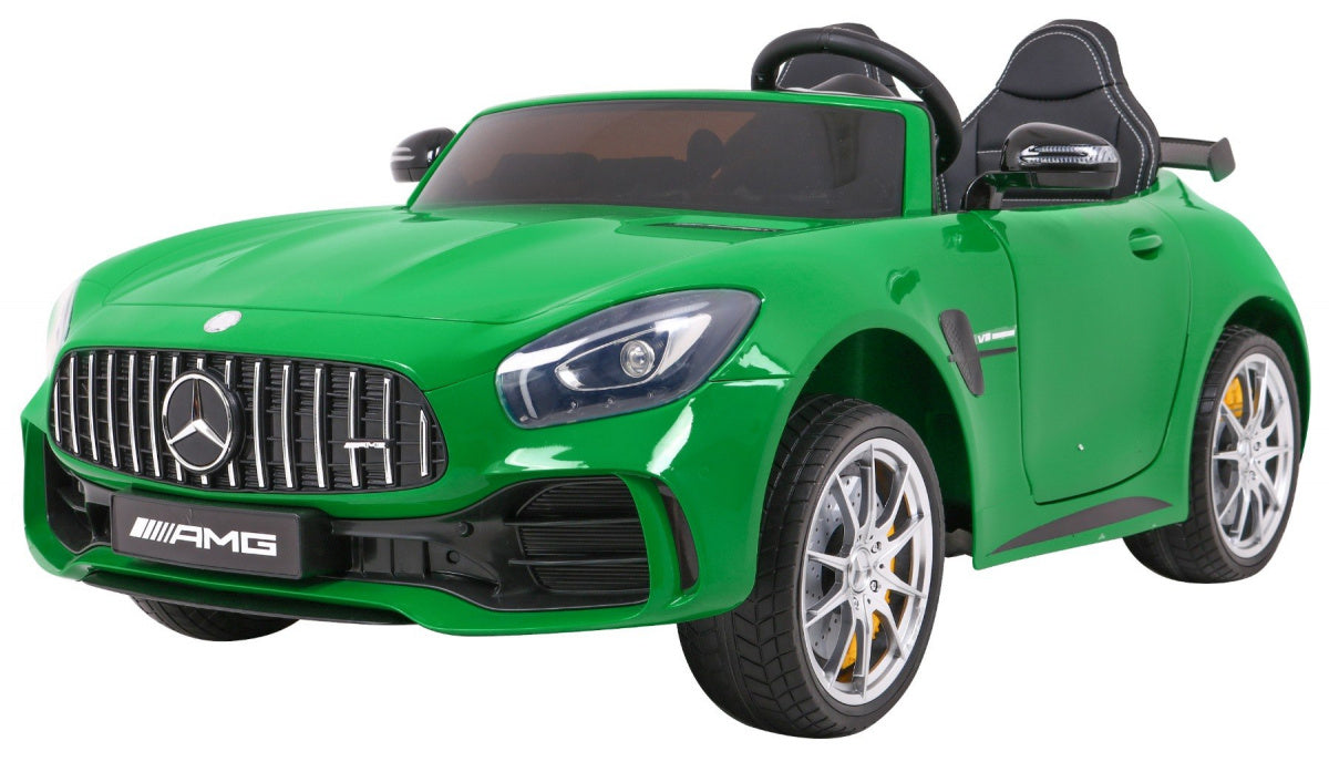 Licencirani auto na akumultor Mercedes Benz GT R 4 x 4 - zeleni/lakirani
