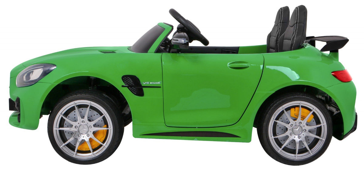 Licencirani auto na akumultor Mercedes Benz GT R 4 x 4 - zeleni/lakirani