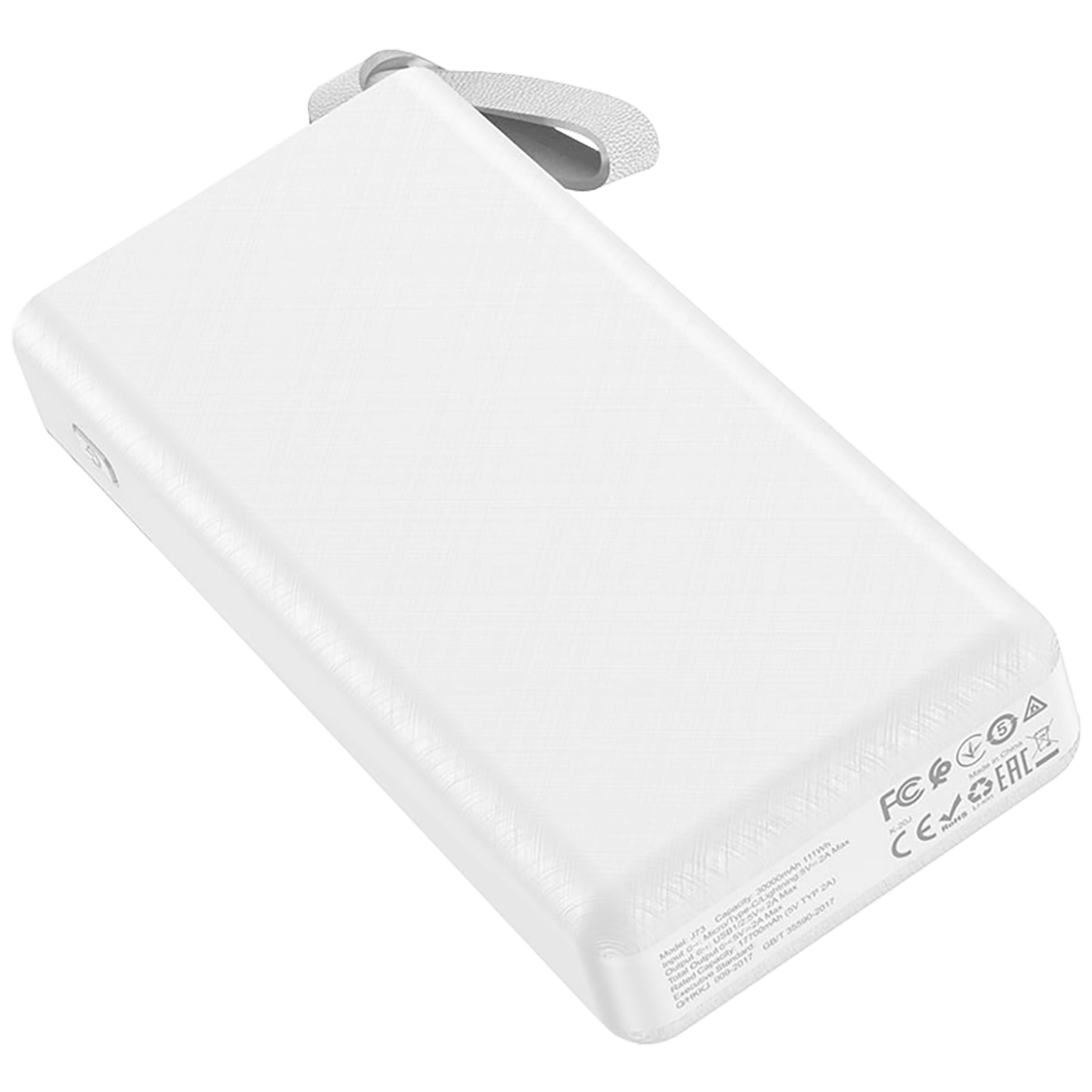 hoco. Punjač prijenosni sa lampom, Hoco j73, 30000mAh, 2A / 2A - J73 Powerful, Black