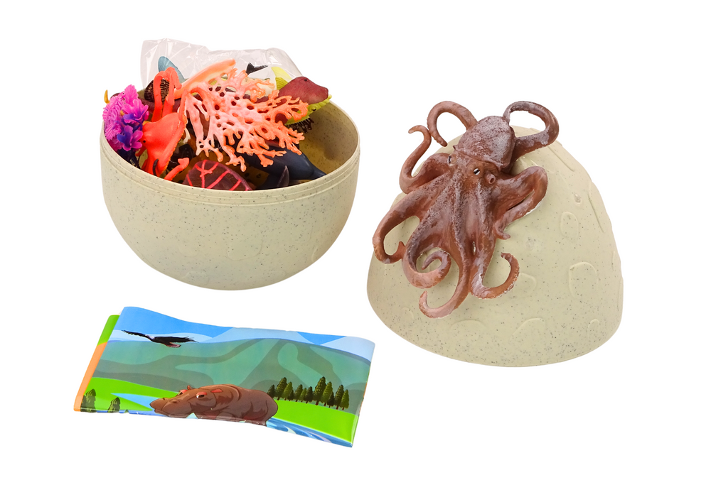 Jaje sa setom figurica morskih životinja - Ocean