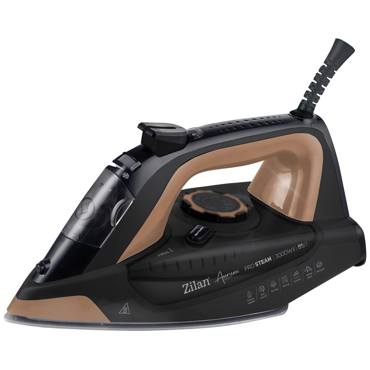 Zilan Glačalo na paru, 3000W, Aurum Touch - Pro Steam Iron - ZLN4247