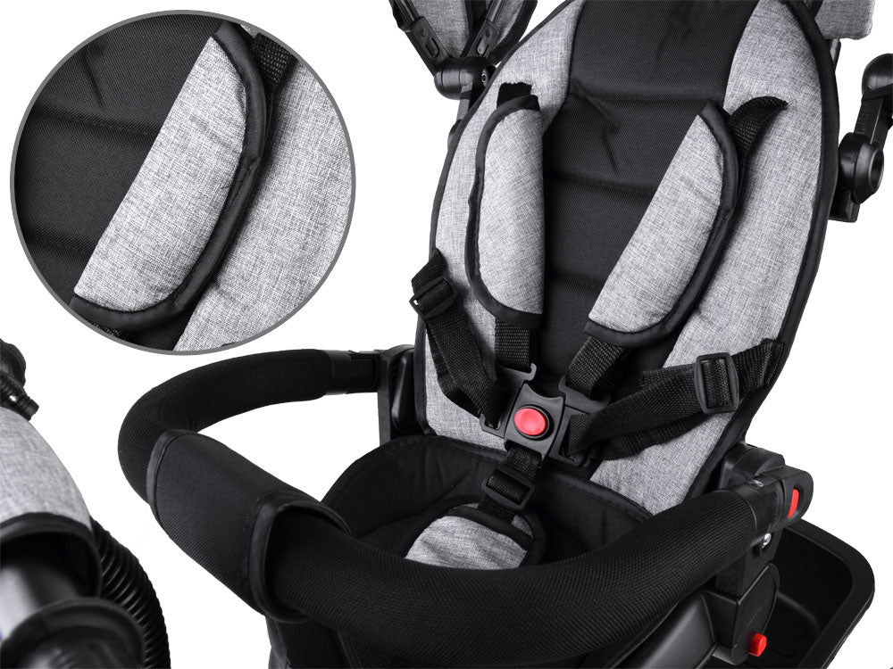Tricikl Tiny Bike 3u1 – Grey