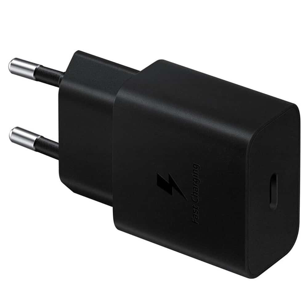 Samsung - Originalni zidni punjač (EP-T1510XBEGEU) - Brzo punjenje Type-C 15W s kabelom Type-C - Crni
