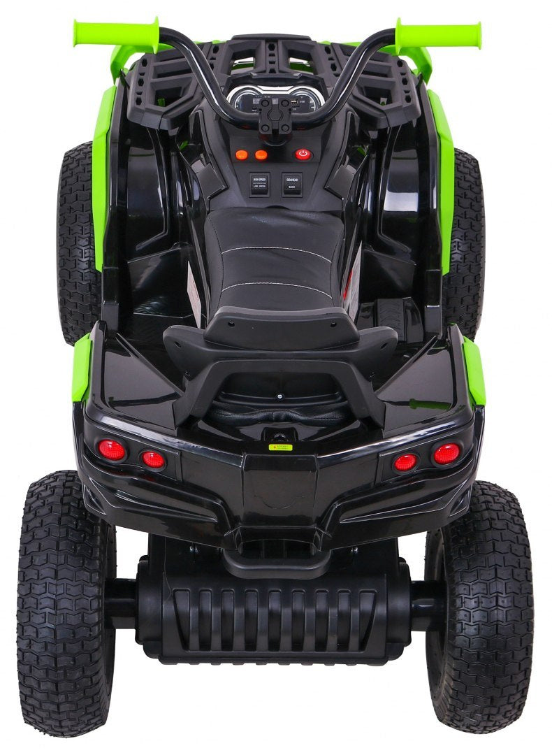 Quad na akumulator ATV Air - crno/zeleni