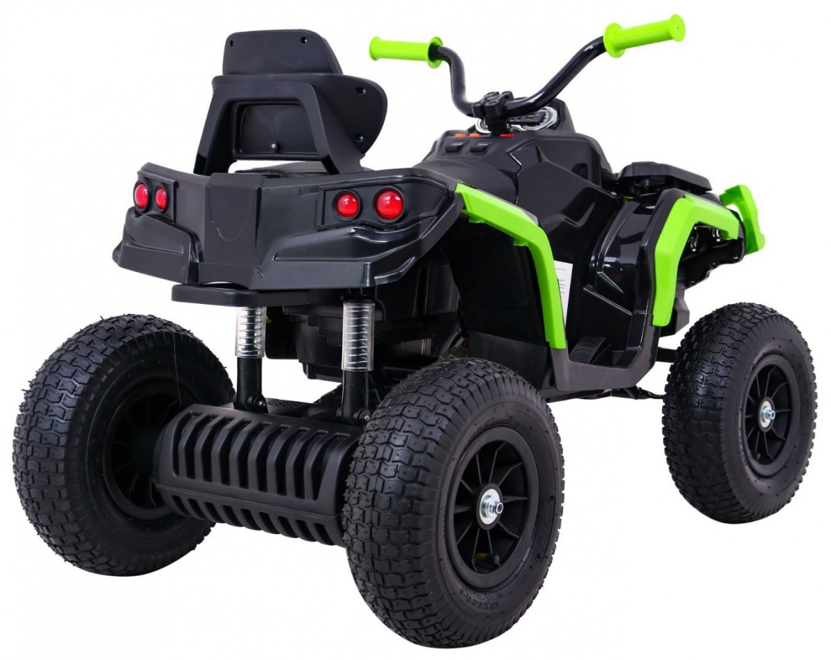 Quad na akumulator ATV Air - crno/zeleni