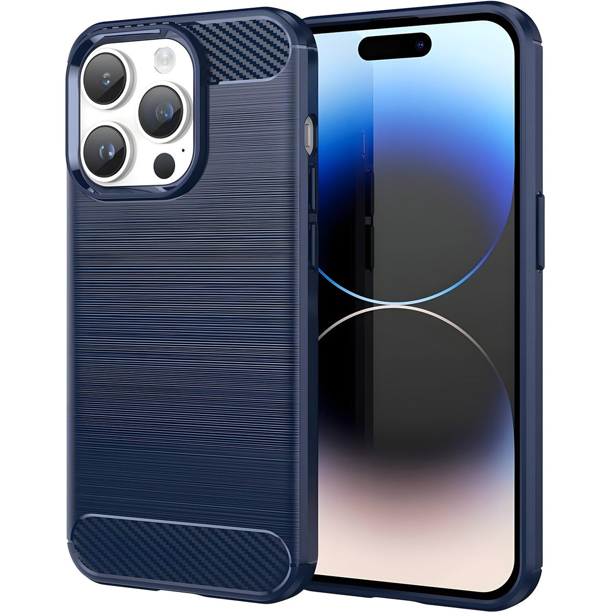 Futrola Carbon Shield TPU za Apple iPhone 14 Pro Max - Plava