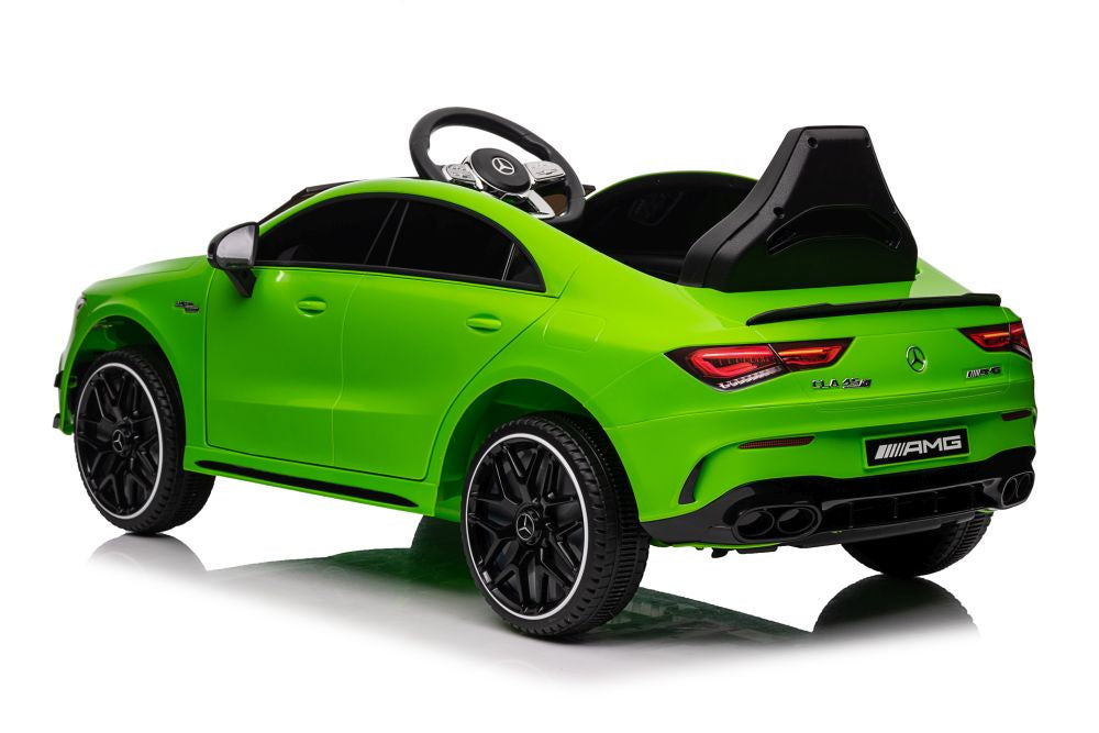 Licencirani auto na akumulator Mercedes CLA 45s AMG 4×4 – zeleni