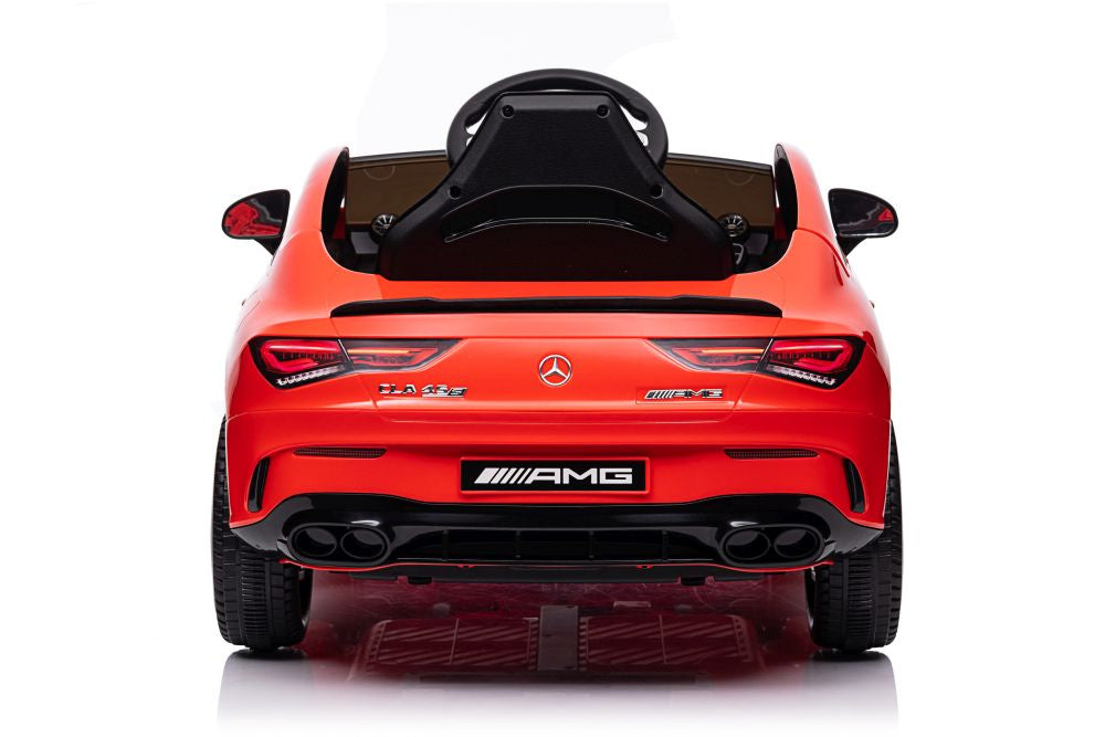 Licencirani auto na akumulator Mercedes CLA 45s AMG 4x4 - crveni