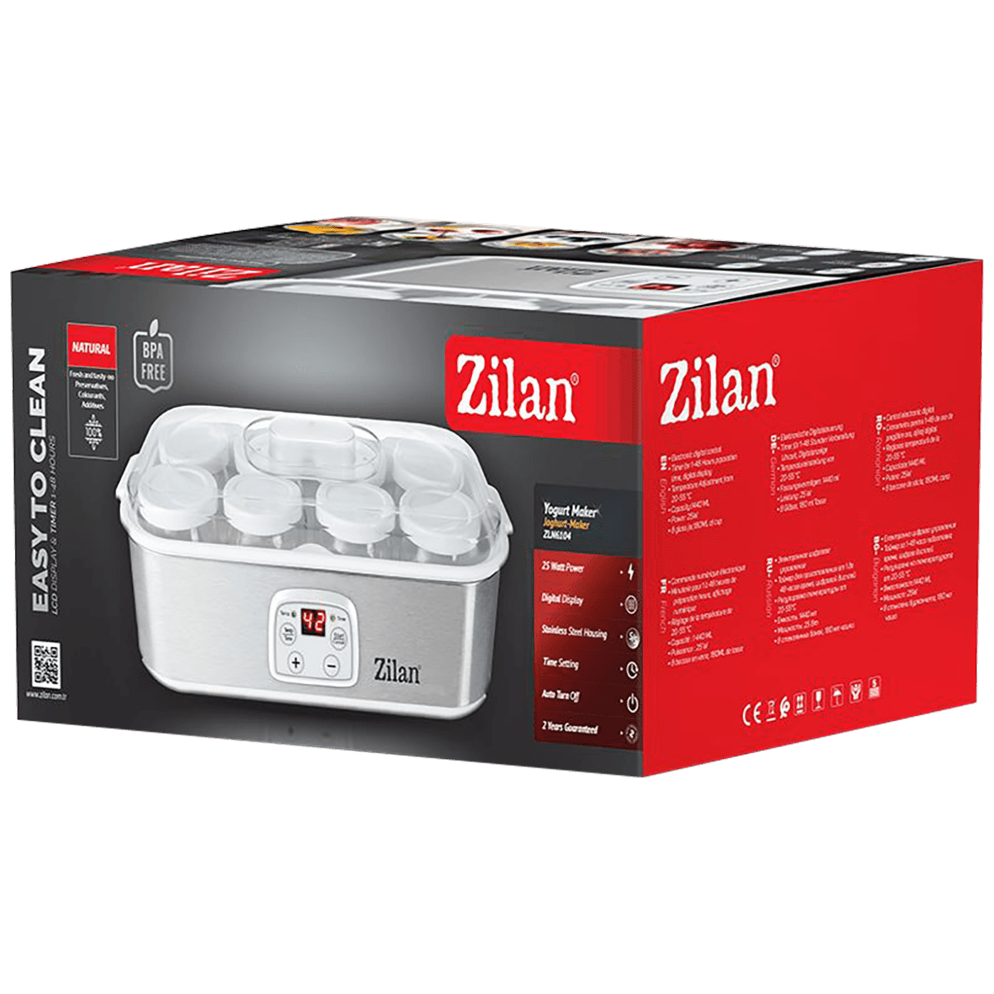 Zilan Aparat za pravljenje jogurta, 25 W - ZLN6104