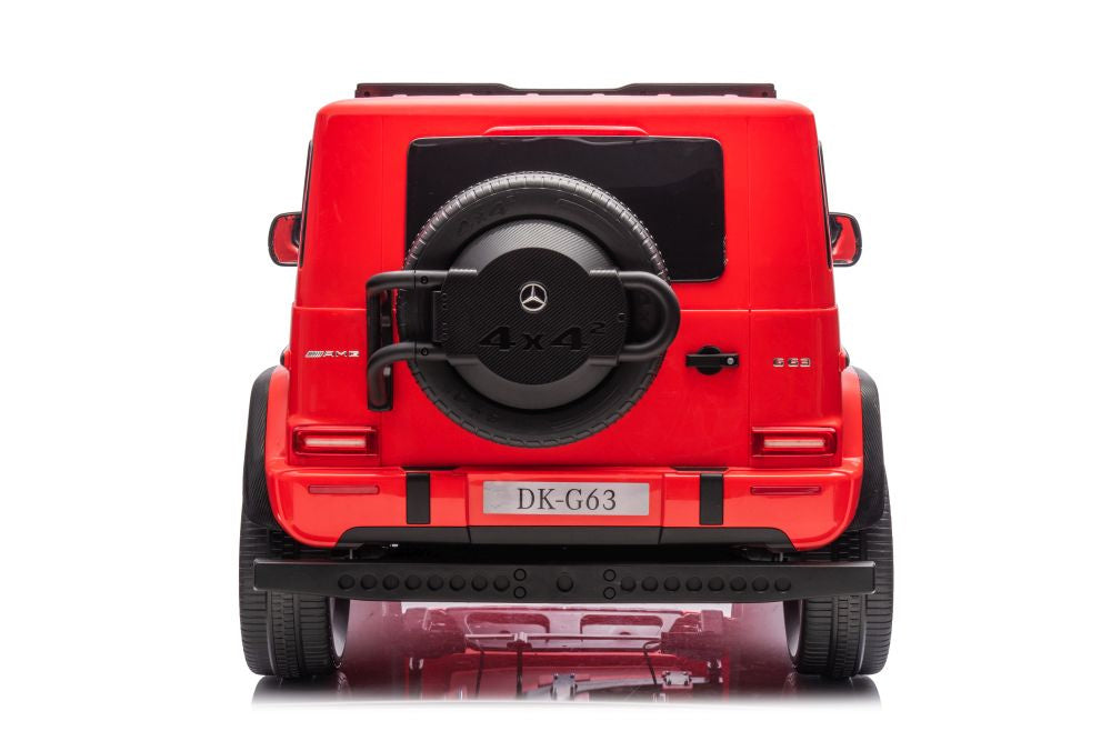 Licencirani auto na akumulator Mercedes G63 XXL 4x4 - dvosjed - crveni