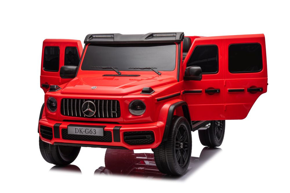 Licencirani auto na akumulator Mercedes G63 XXL 4x4 - dvosjed - crveni