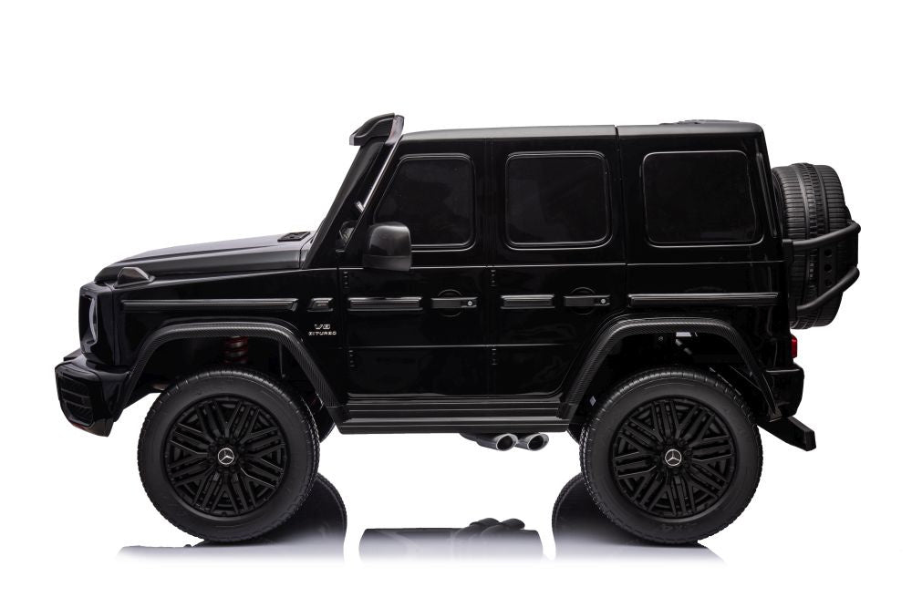 Licencirani auto na akumulator Mercedes G63 XXL 24V 4x4 - DVOSJED - crni