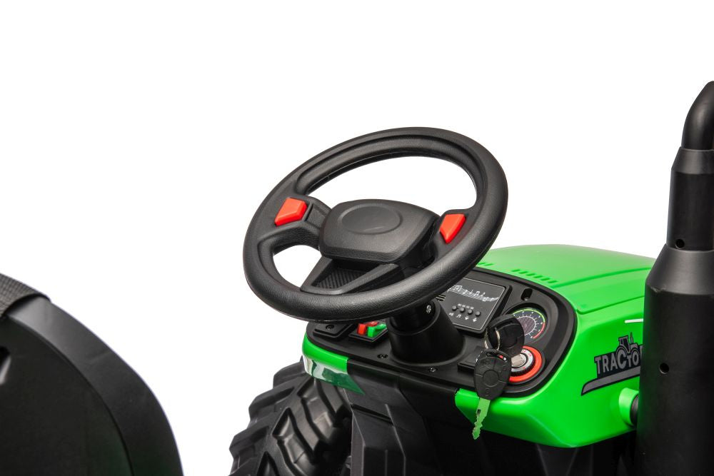 Traktor na akumulator HC-306 24V - zeleni