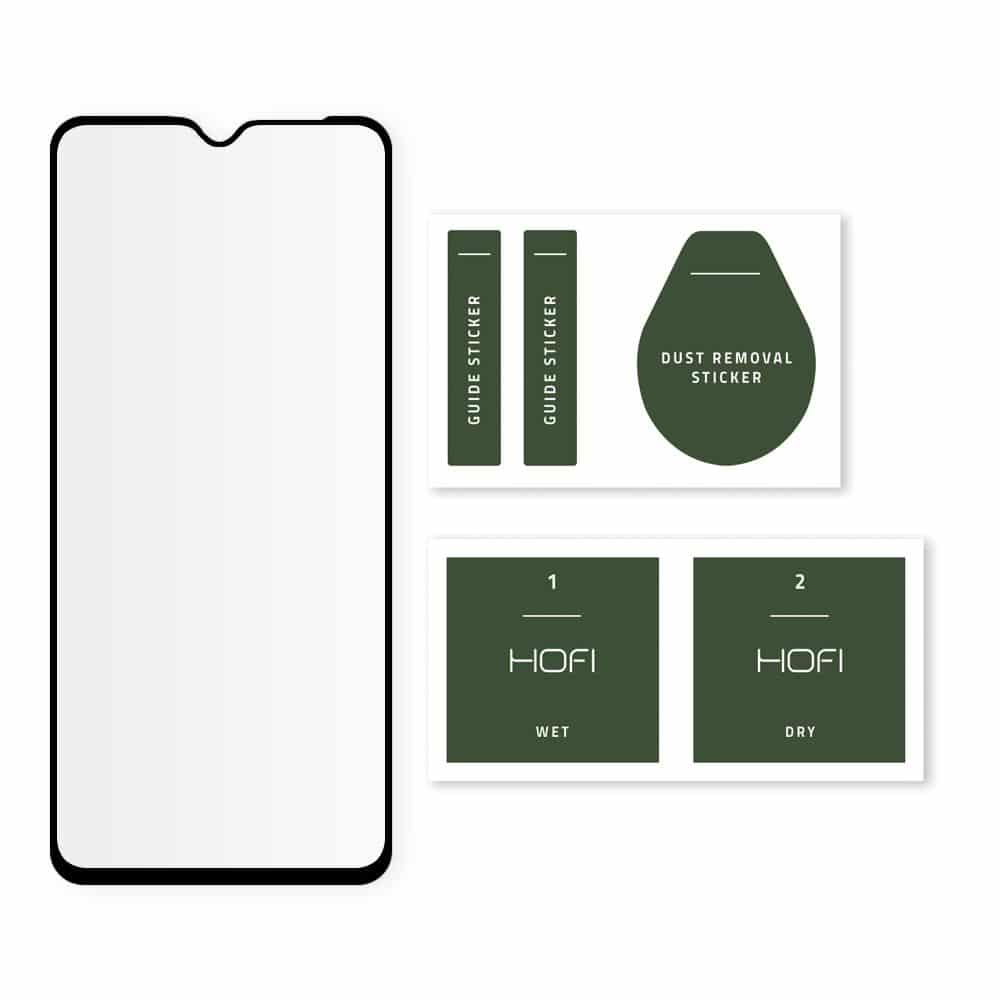 KALJENO STAKLO HOFI GLASS PRO + ZA SAMSUNG GALAXY A12 2020/2021 CRNO