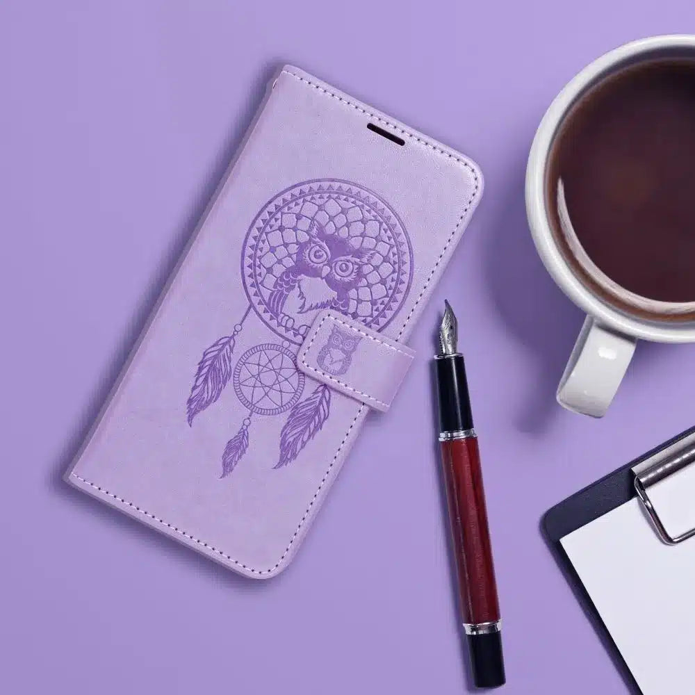 MEZZO Book case preklopna torbica za Samsung Galaxy A15 4G / A15 5G dream catcher purple