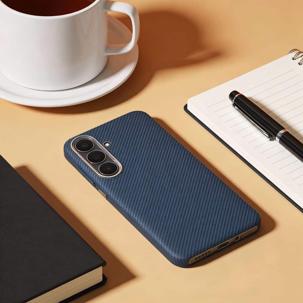 KEVLAR futrola kompatibilna s MagSafe-om za SAMSUNG GALAXY A57 plava