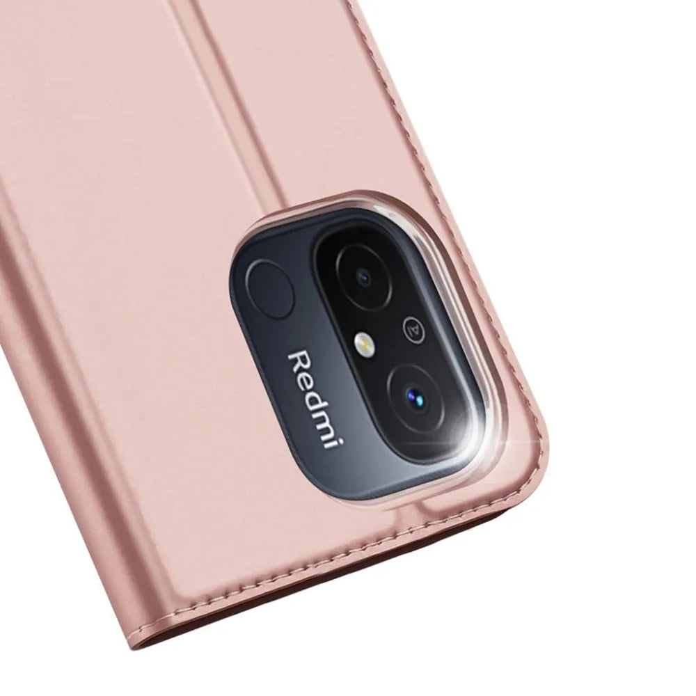 DUX DUCIS Skin Pro – preklopna maska za Redmi 12C pink