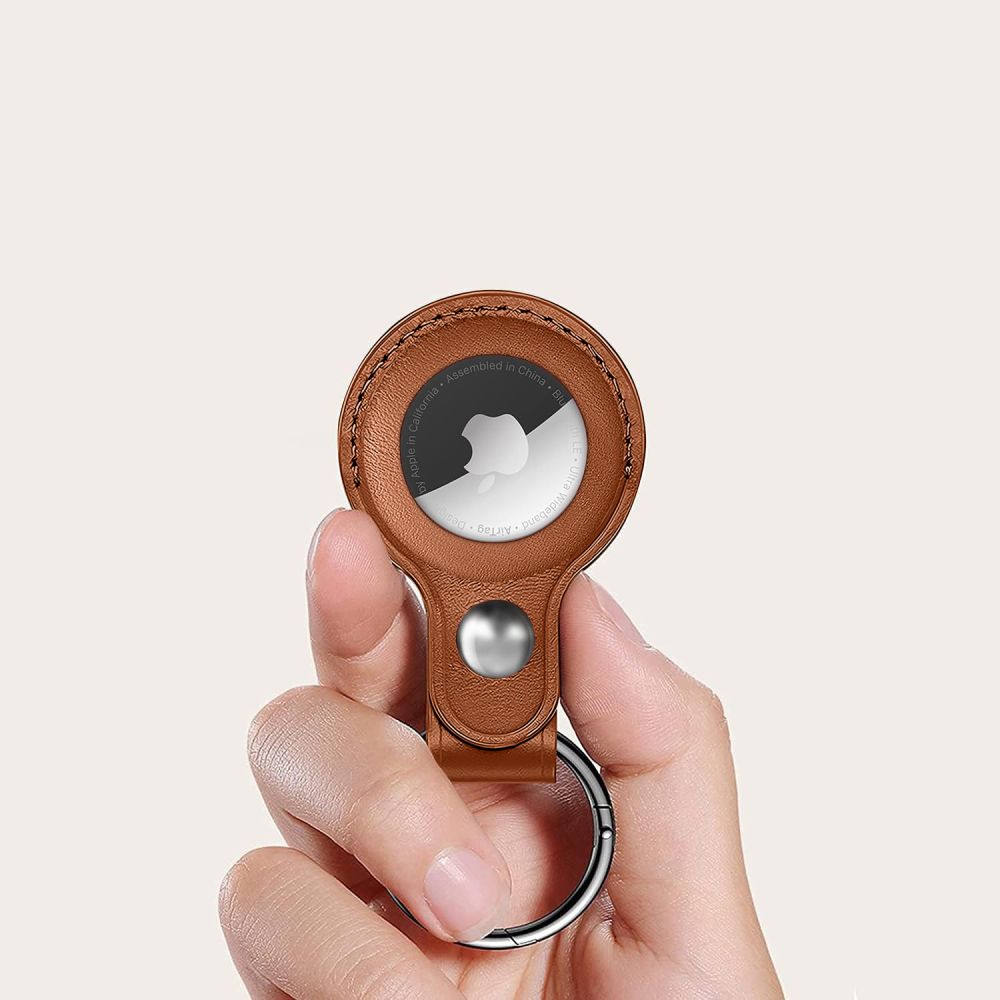 TECH-PROTECT NATURALFIT PRIVJESAK TORBICA ZA APPLE AIRTAG 1 / 2 - smeđa