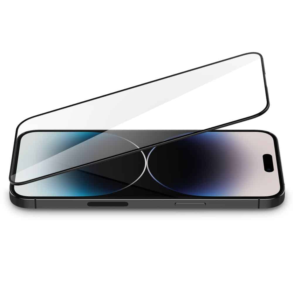 SPIGEN GLASS FC KALJENO STAKLO ZA IPHONE 14 PRO CRNO