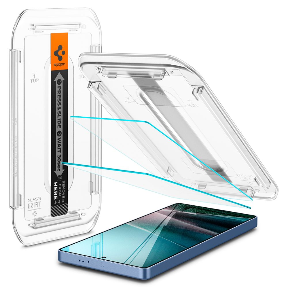 SPIGEN GLASS KALJENO STAKLO TR EZ FIT HD 2 kom. AGL09082 ZA GALAXY S25 ULTRA CLEAR