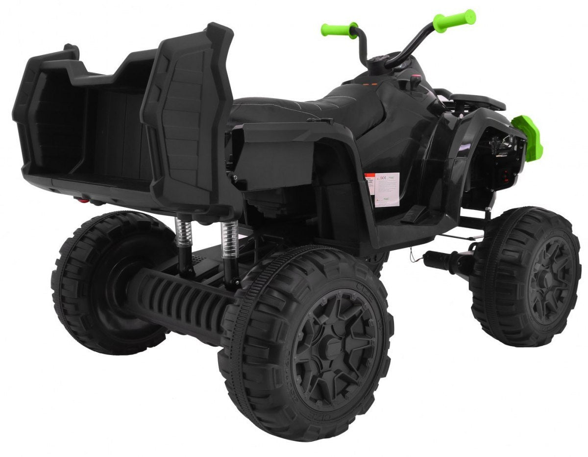 Quad na akumulator XL ATV - crno/zeleni